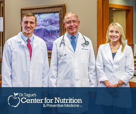 Caleb Tague, MD & MPH; Rick Tague, MD & MPH; Kari Brown, MSN, APRN, FNP-C