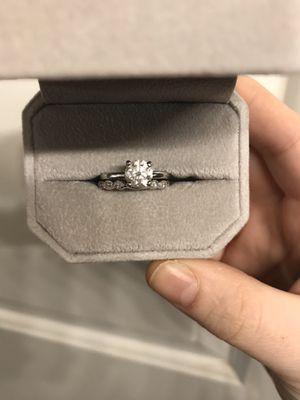 Engagement Ring & Wedding Band