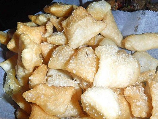 Beer Nuggets (fluffy bread bites tossed in butter and Parmesan cheese)