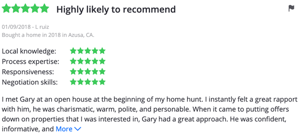 See Zillow for more reviews