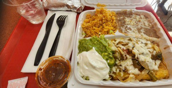 Chile Relleno combo plate