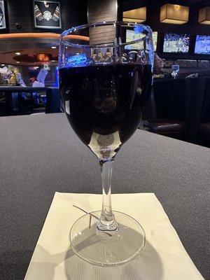 Glass of Golden Knights Wine