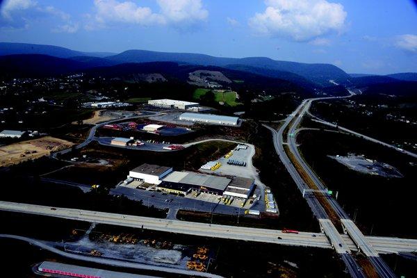 An aerial view of our offices, located on Rt 764 in Duncansville, PA