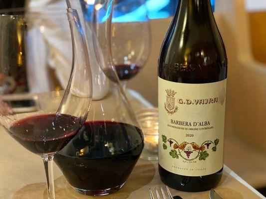 Barbera wine