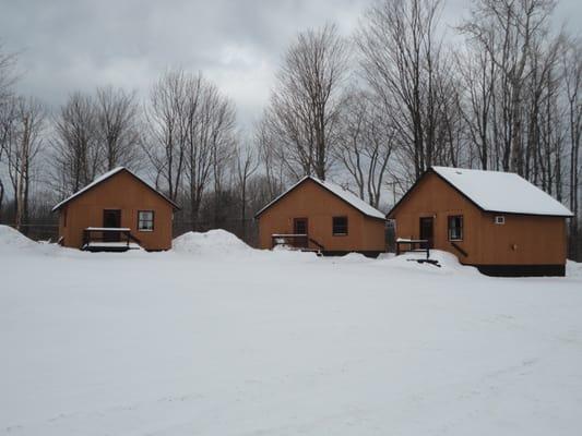 Some of the cabins available.