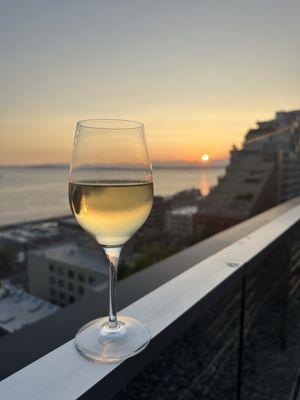 Chardonnay & sunset views