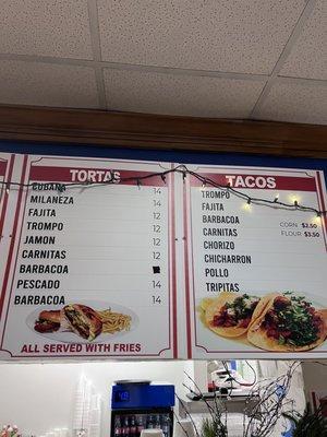 tortas y tacos