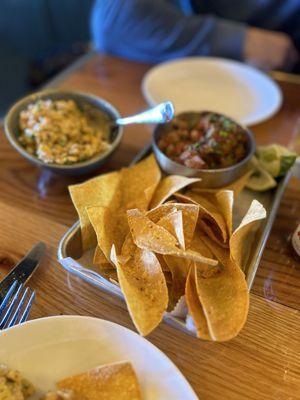 The chips were made in house and they had such a great light seasoning and so crisp!