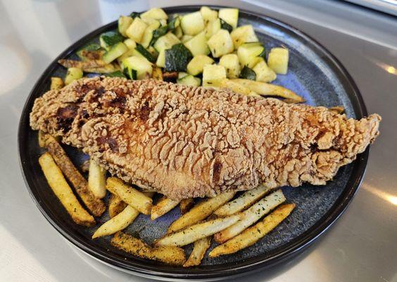 Fried catfish