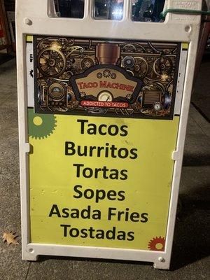 TACOS , Burritos , TORTAS ,   BIRRIA