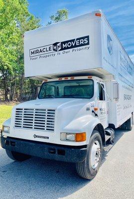 Just one of our many trucks, ready to serve you with all your moving needs.