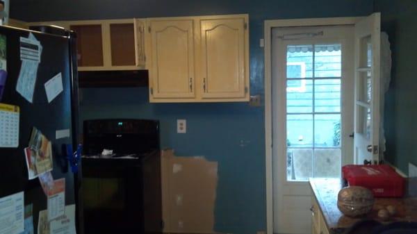 Kitchen before remodel