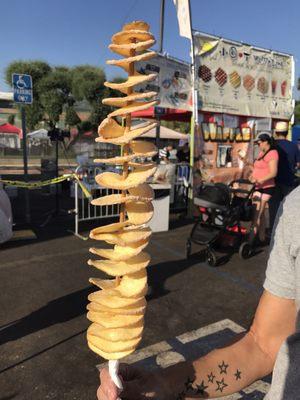 Bulgogi potato on a stick