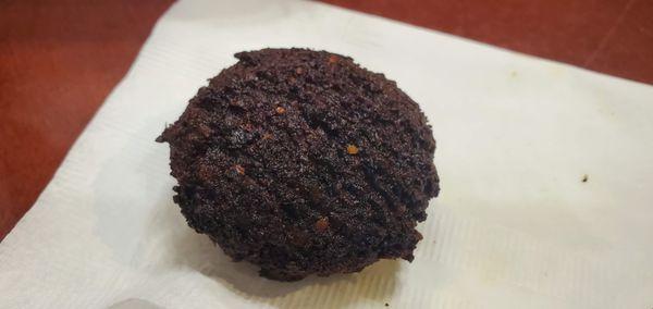 (Very burned) Falafel