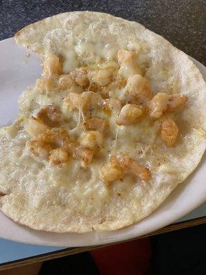 Shrimp quesadilla