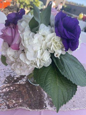 Hydrangeas and Roses