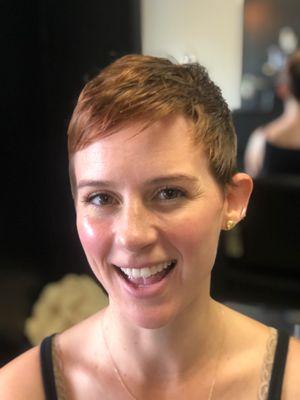 Short hair don't care! Cut by Gail