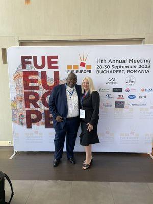 Dr Bisanga and Dr Kelemen at FUE Europe Meeting!