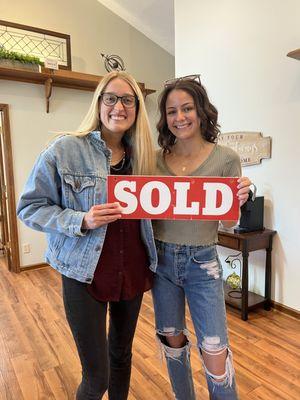 Sold my first home! Thanks Elise! 
 :-)