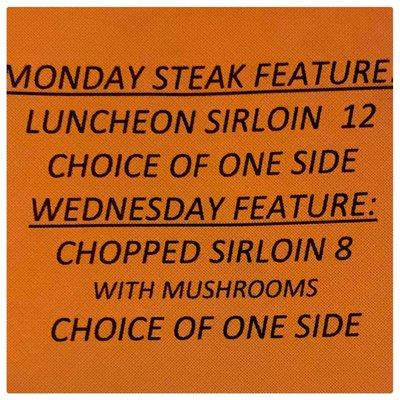 Check out these delicious lunch specials.