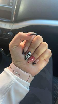 Cali did amazing as always. Halloween nails