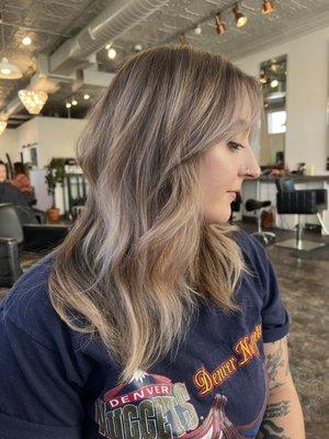 soft layered haircut