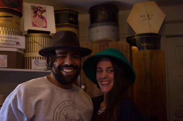 The last room of the hat museum is one with plenty of hats to try on and take home! Meet my new hat (and happy head)!