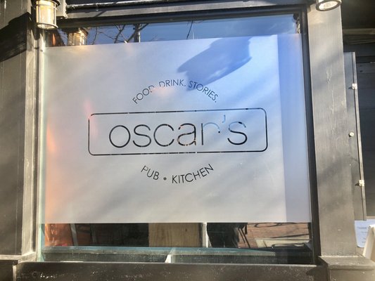 Oscar front window