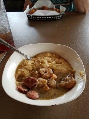 Shrimp and grits.