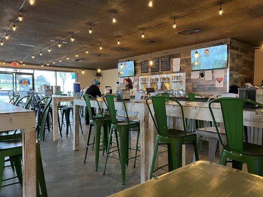 The bar and main sitting area