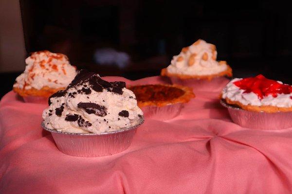 Delicious Mini Pies exclusively on the Truck!  Whole Pies, call to order!