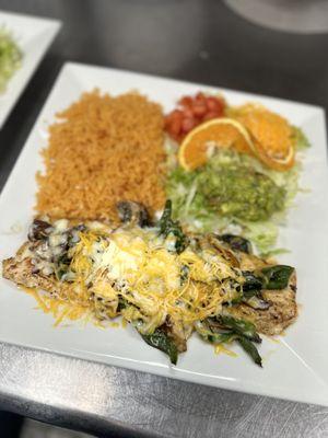 Pollo poblano