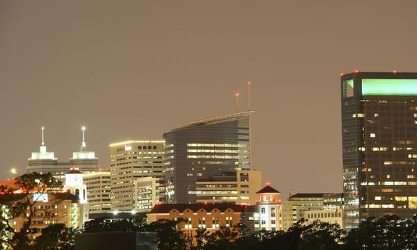 The Texas Medical Center at night