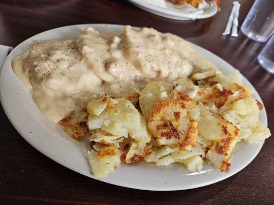 Sausage Gravy Plate