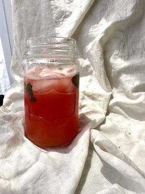 Watermelon mint lemonade