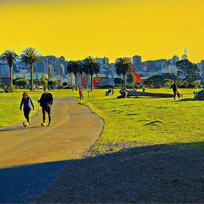 The Great Meadow Park at Fort Mason