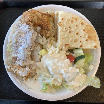 Chicken Kabob Plate