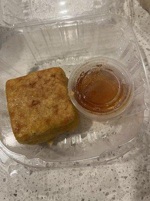 Cornbread with smoked honey