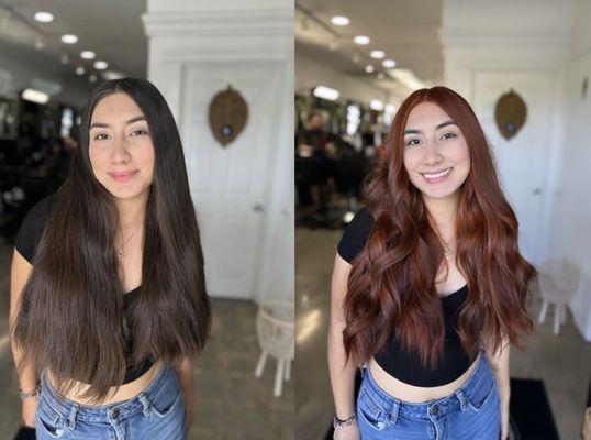 NO Bleach ( all color lift on virgin hair )