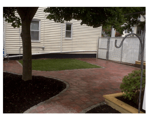 New Patio and Sod