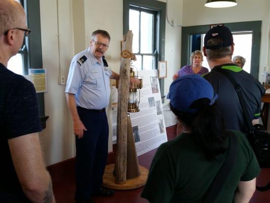 Learning about the ingenious Fresnel Light that modernized lighthouses (& car lights!) for everyone's increased safety.  =)