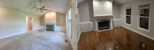 Interior painting and remodeling