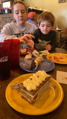 Carrot Cake & Cannoli