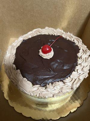 Boston cream cake