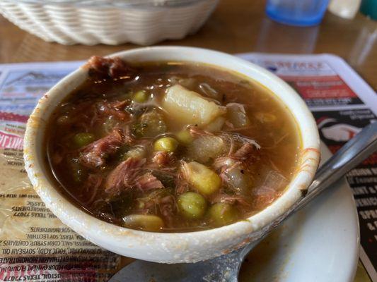 Beef vegetable soup