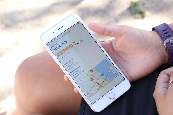 Local Courier Service with Real Time tracking and Google Map ETA.