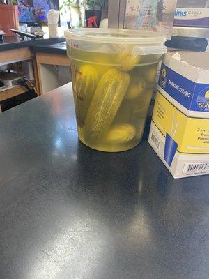 Make Sure U Grab A Pickle, To Go With That Sub!