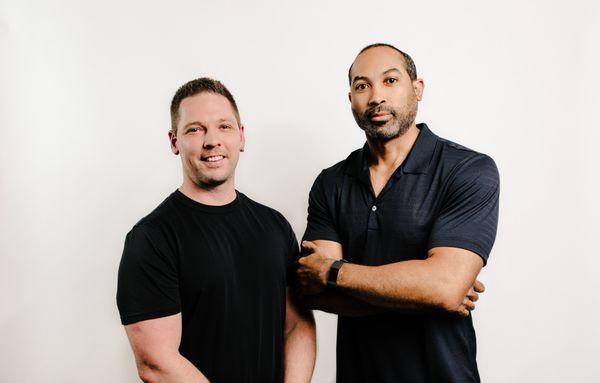 Impact owners and personal trainers Ben Davis and Paul Masterson.