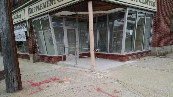 Custom Storefront, custom Stainless Handrails.