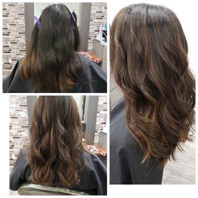 Color balayage